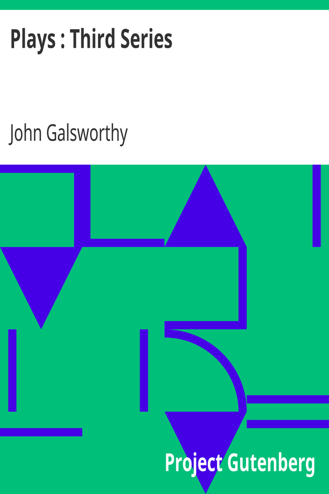 Plays : Third Series cover