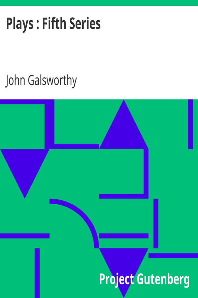 Plays : Fifth Series cover
