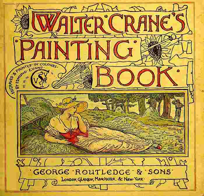 Walter Crane's Painting Book / Containing twelve coloured and twelve outline full-page plates cover