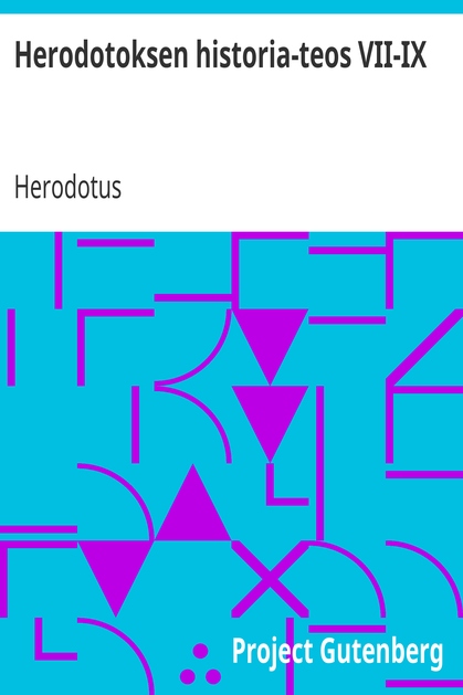 Herodotoksen historia-teos VII-IX cover