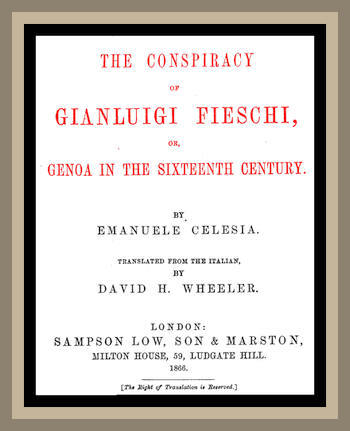 The Conspiracy of Gianluigi Fieschi, or, Genoa in the sixteenth century. cover