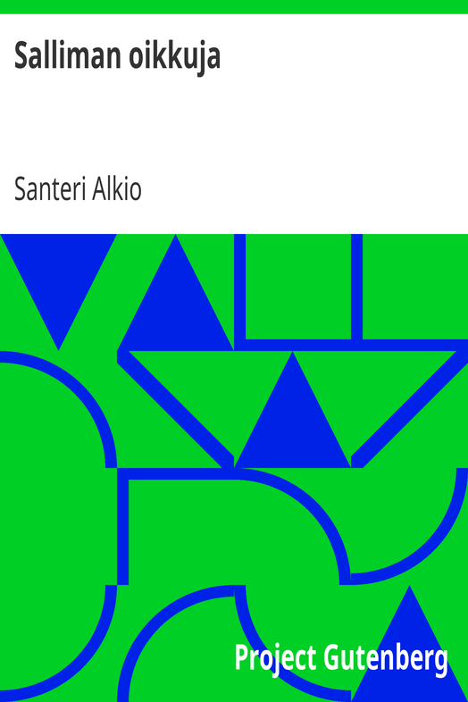 Salliman oikkuja cover
