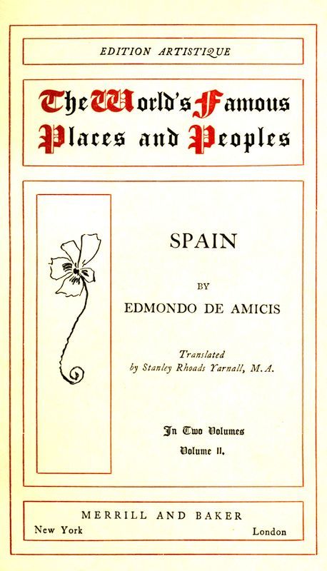 Spain, v. 2 (of 2) cover