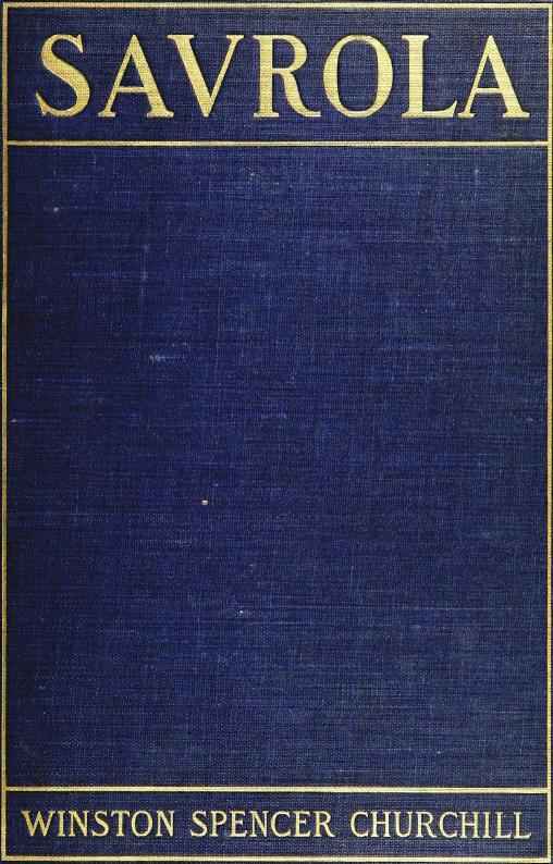 Savrola: A Tale of the Revolution in Laurania cover