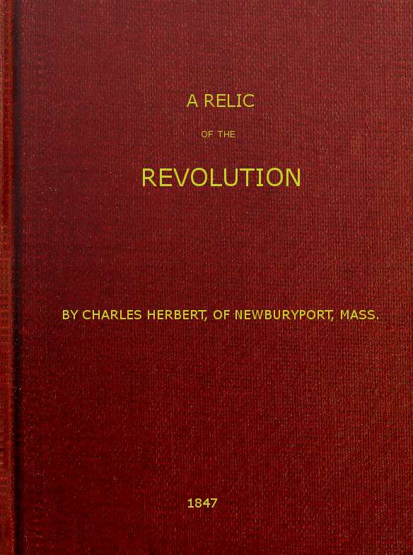A Relic of the Revolution cover