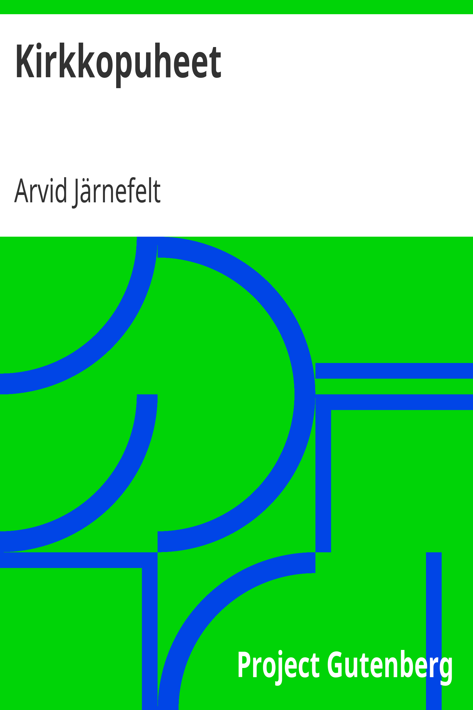 Kirkkopuheet cover
