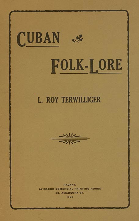 Cuban Folk-Lore cover