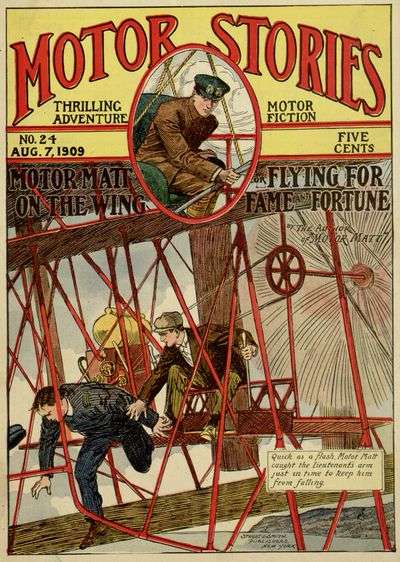 Motor Matt on the Wing; or, Flying for Fame and Fortune cover