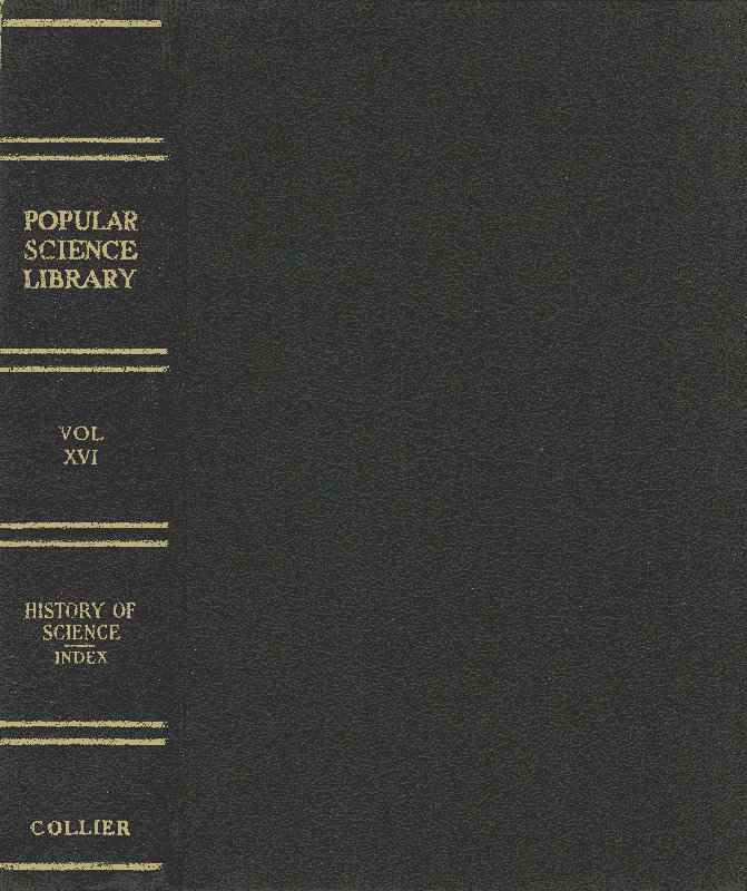 How to Use the Popular Science Library; History of Science; General Index cover