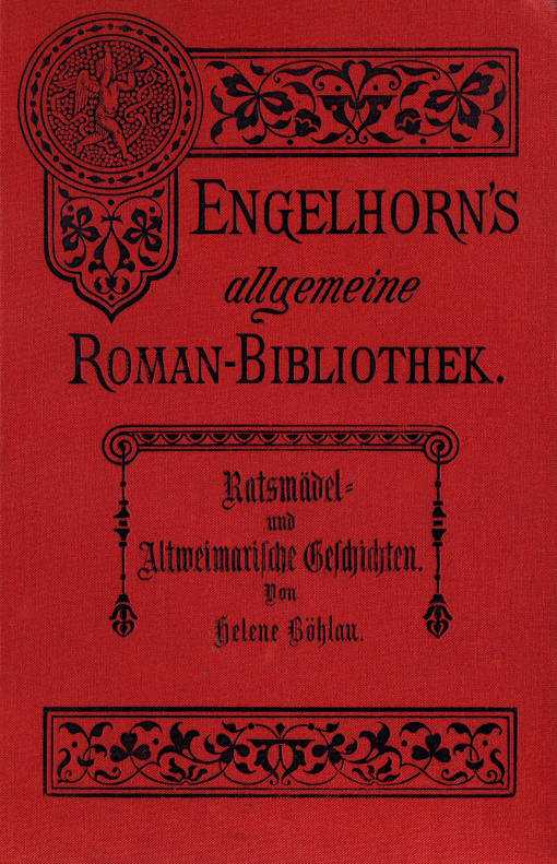 Ratsmädel- und Altweimarische Geschichten cover