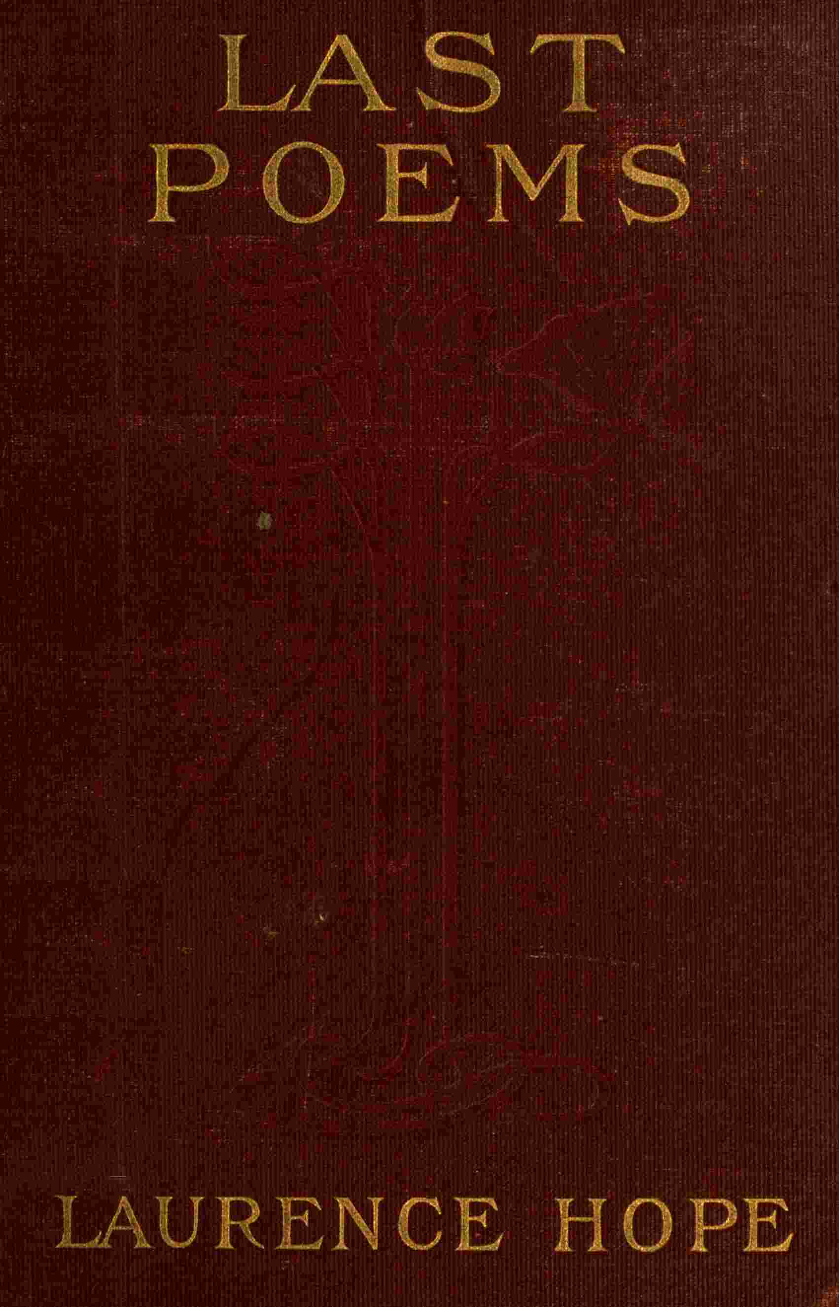 Last Poems: Translations from the Book of Indian Love cover