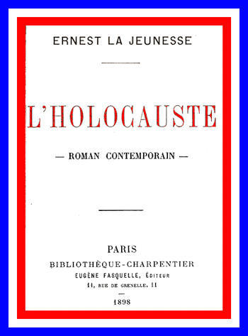 L'Holocauste: Roman Contemporain cover