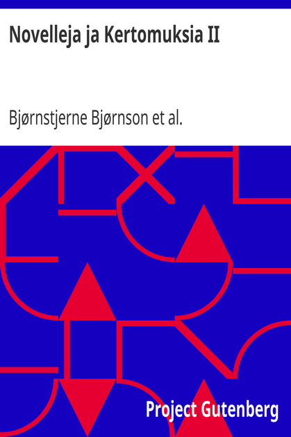 Novelleja ja Kertomuksia II cover