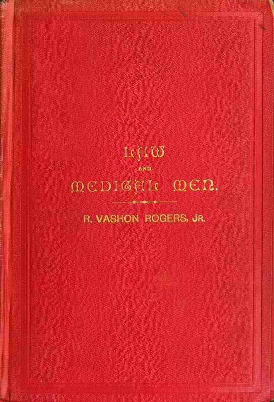The Law and Medical Men cover
