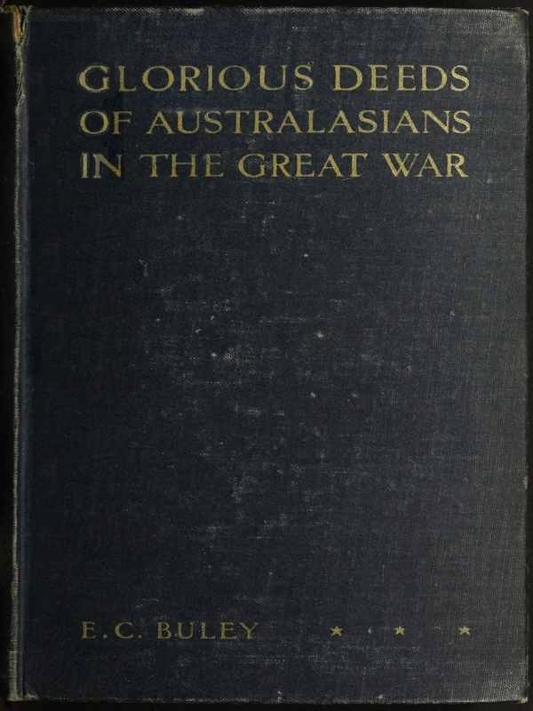 Glorious Deeds of Australasians in the Great War cover