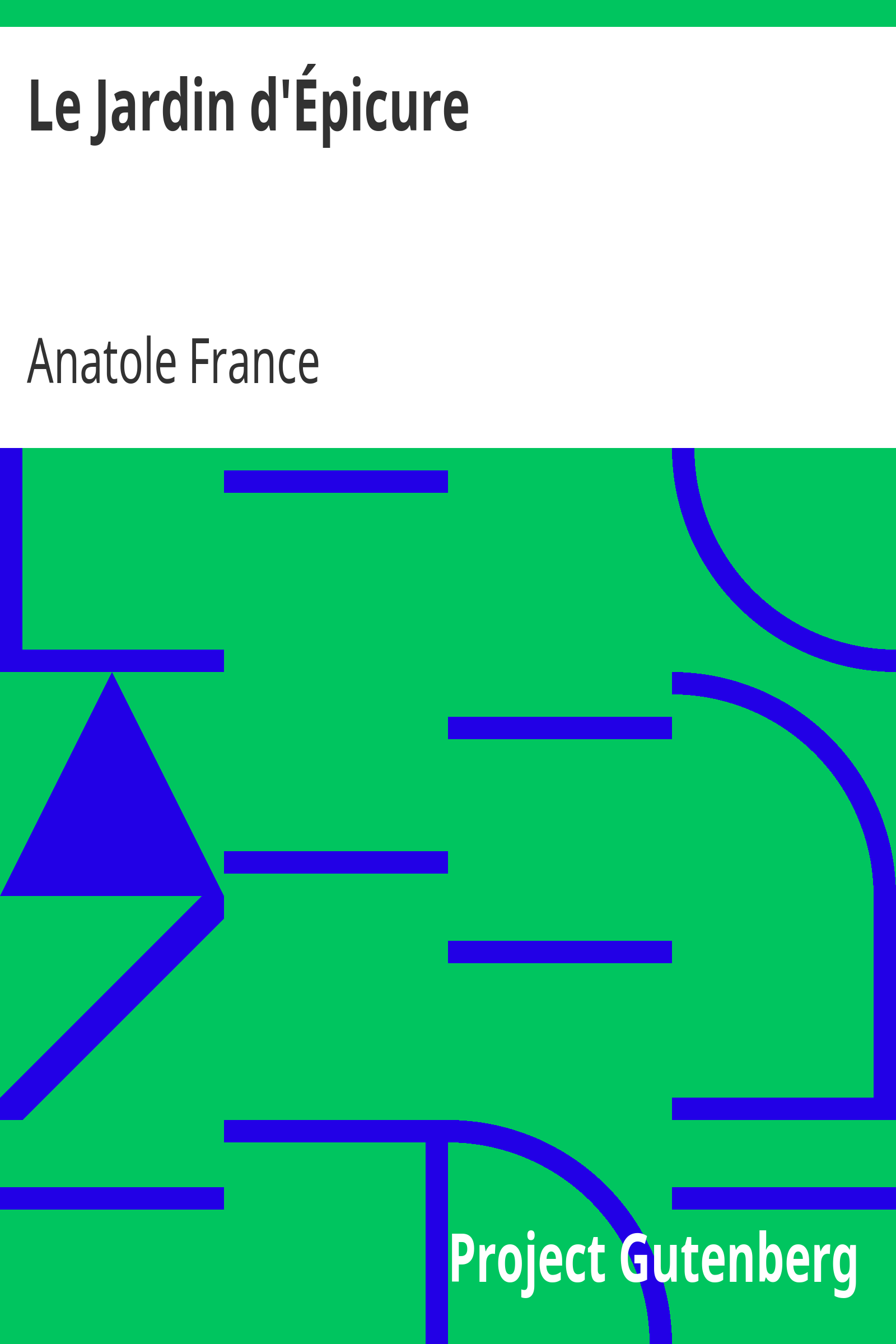 Le Jardin d'Épicure cover