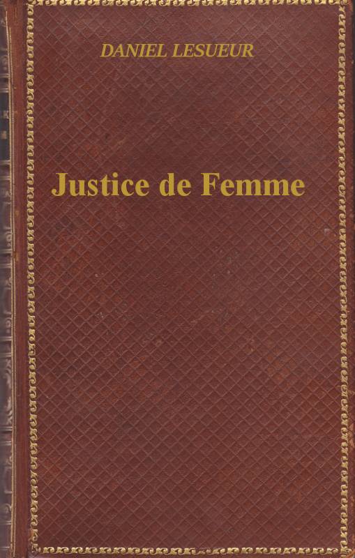 Justice de femme cover