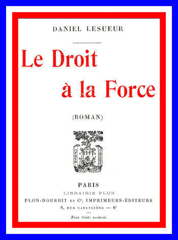 Le droit à la force cover