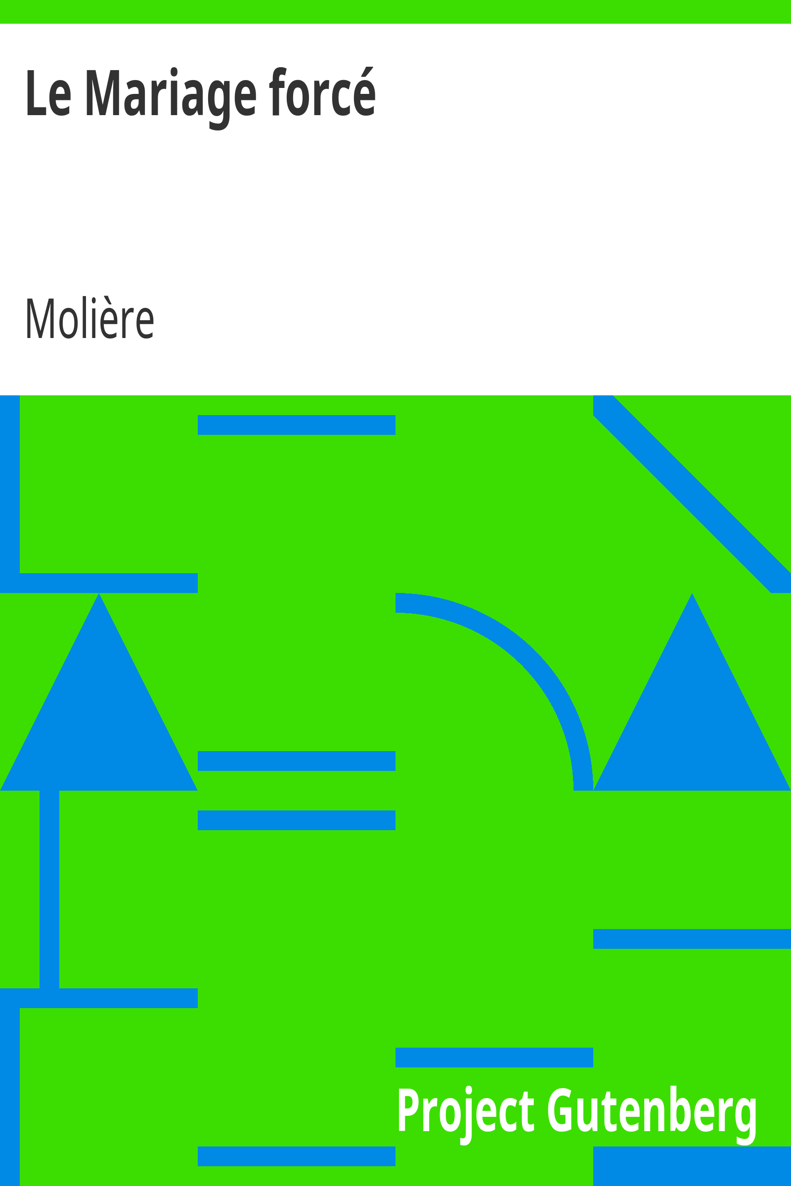 Le Mariage forcé cover
