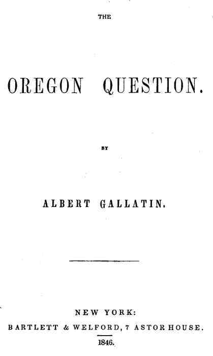 The Oregon Question cover