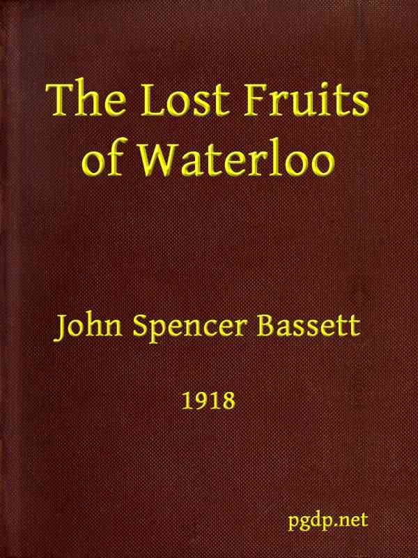 The Lost Fruits of Waterloo cover