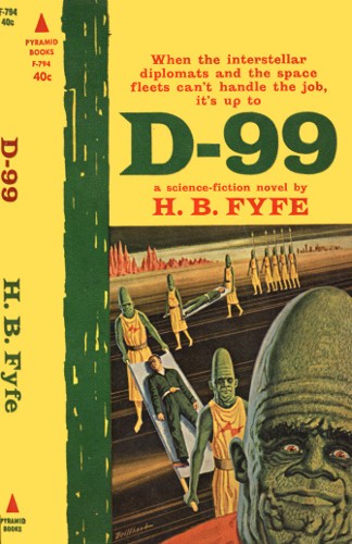 D-99: a science-fiction novel cover