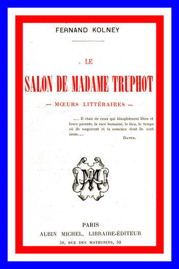 Le salon de Madame Truphot: moeurs littéraires cover