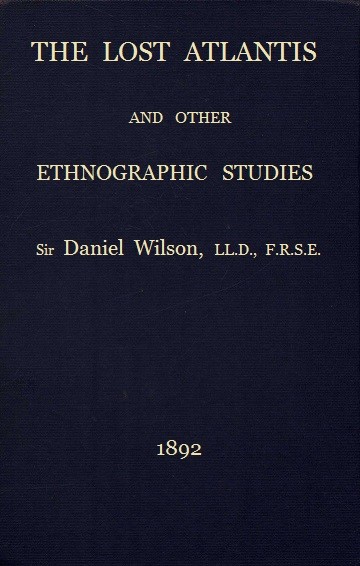 The lost Atlantis, and other ethnographic studies cover