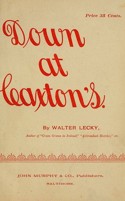 Down at Caxton's cover