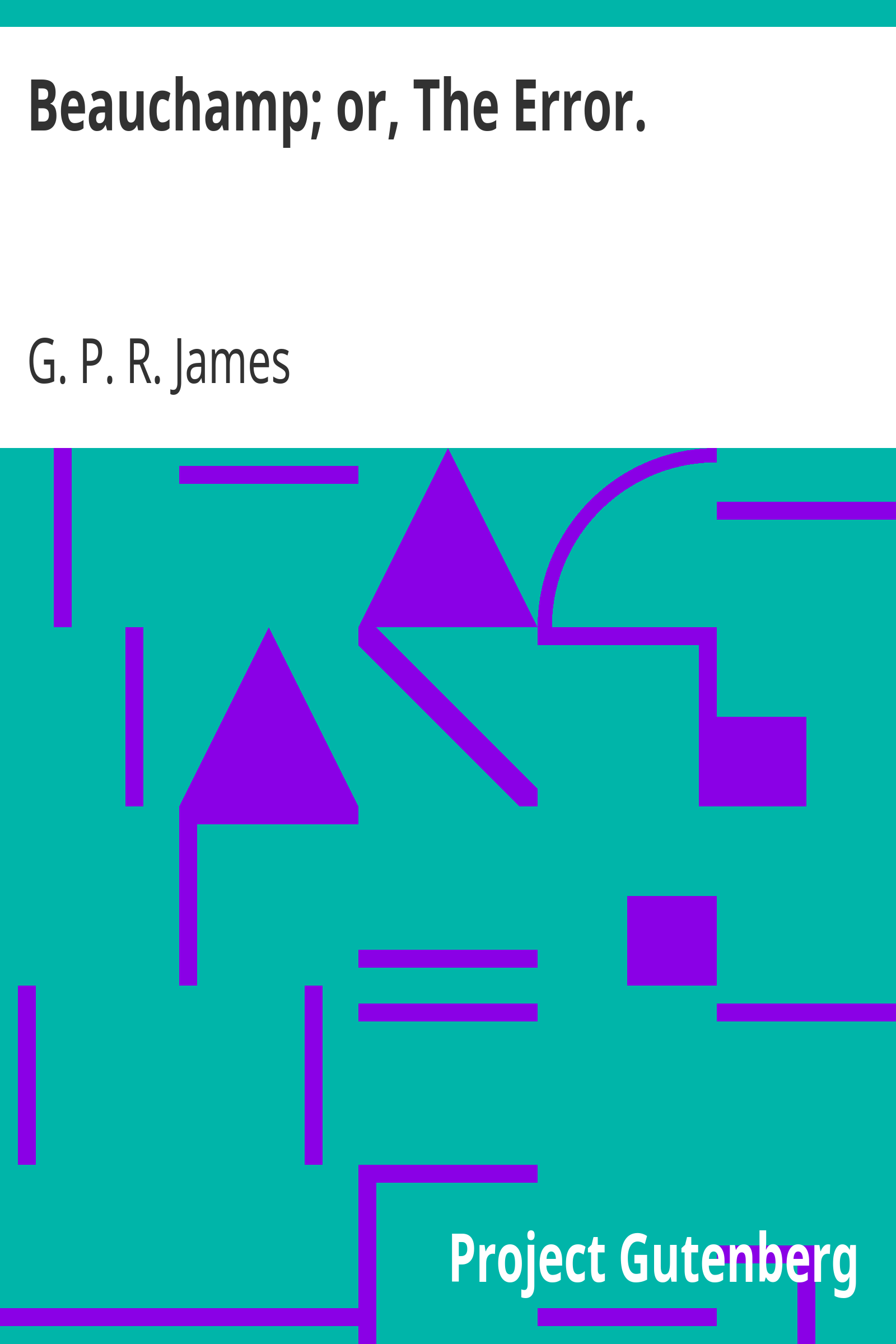 Beauchamp; or, The Error. cover