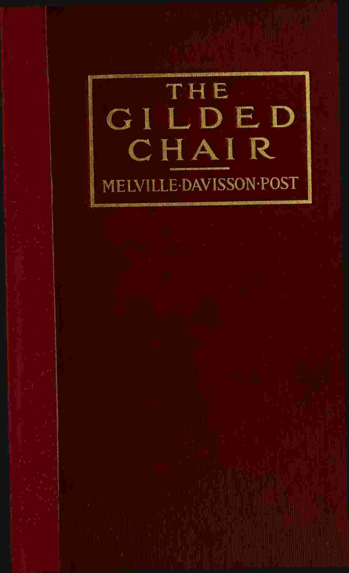 The Gilded Chair: A Novel cover