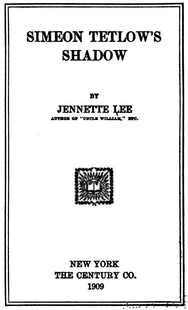 Simeon Tetlow's Shadow cover