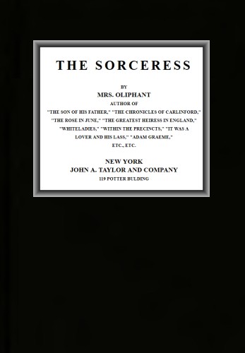 The Sorceress (complete) cover