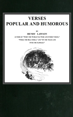 Verses popular and humorous cover