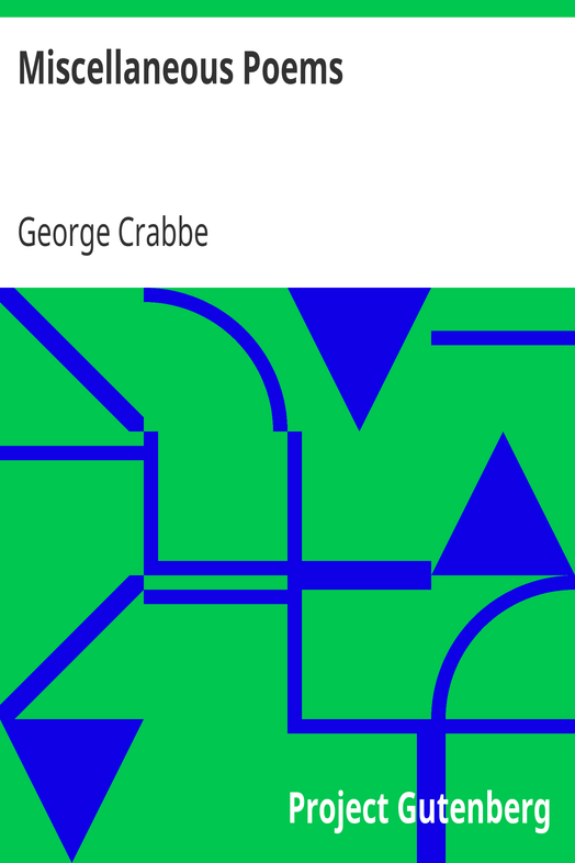 Miscellaneous Poems cover