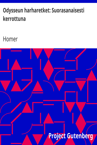 Odysseun harharetket: Suorasanaisesti kerrottuna cover