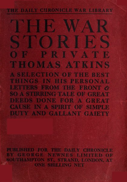The War Stories of Private Thomas Atkins cover
