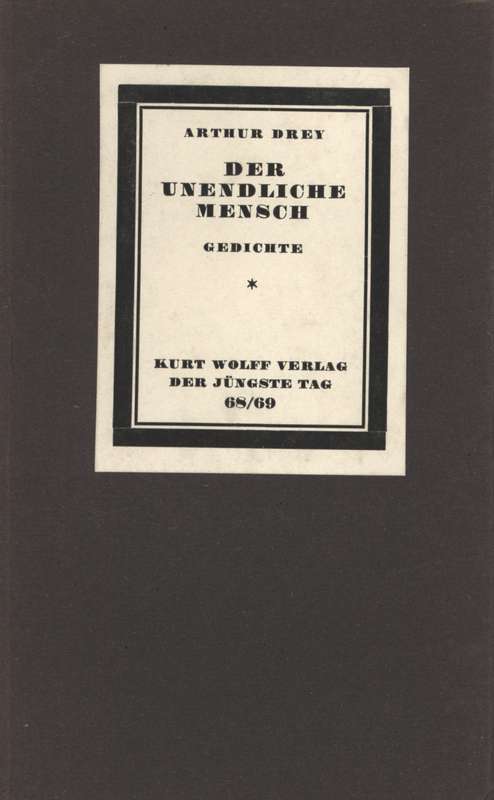 Der unendliche Mensch: Gedichte cover