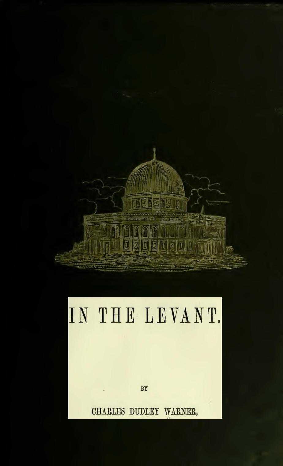 In the Levant / Twenty Fifth Impression cover