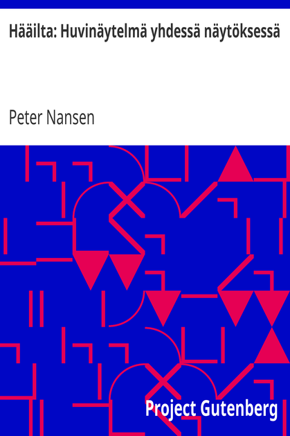 Hääilta: Huvinäytelmä yhdessä näytöksessä cover