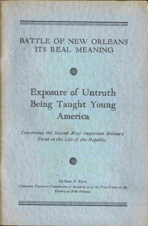 Battle of New Orleans: Its Real Meaning cover