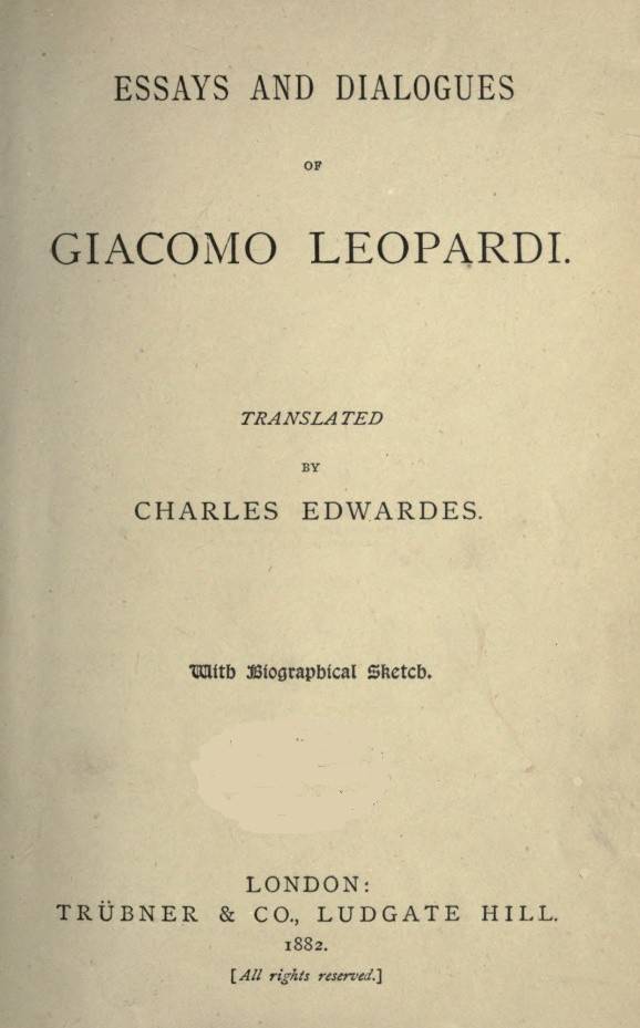 Essays and Dialogues cover