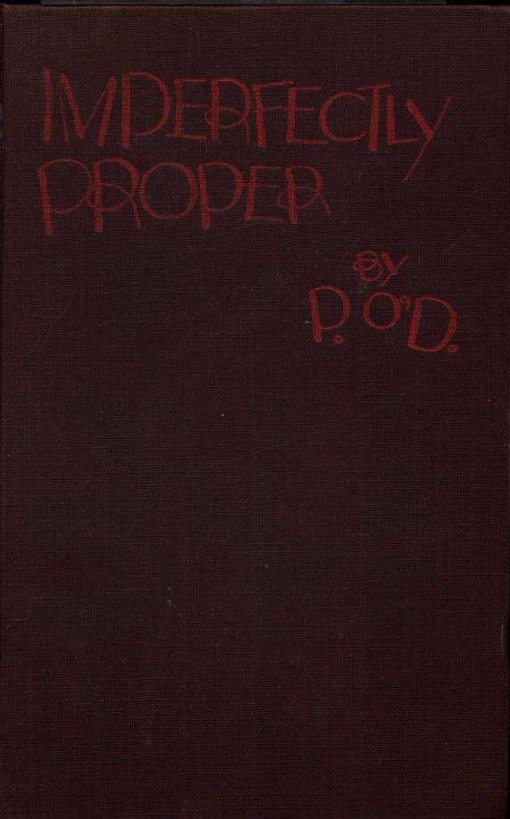 Imperfectly Proper cover