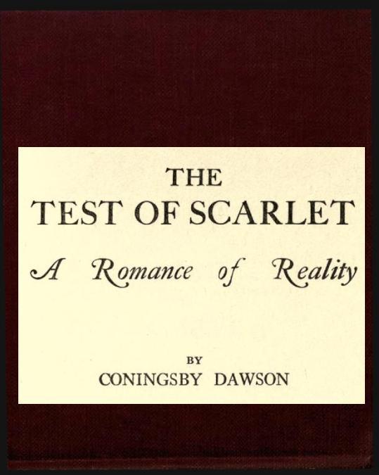 The Test of Scarlet: A Romance of Reality cover