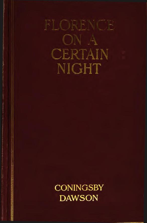 Florence on a Certain Night, and Other Poems cover