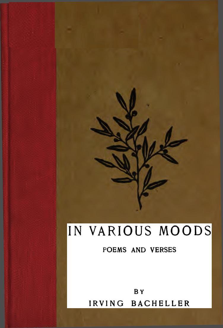 In Various Moods: Poems and Verses cover