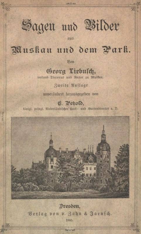 Sagen und Bilder aus Muskau und dem Park cover