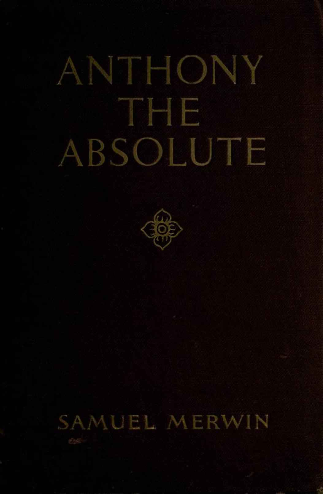 Anthony the Absolute cover