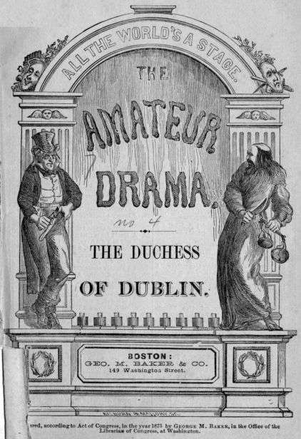 The Duchess of Dublin: A Farce cover