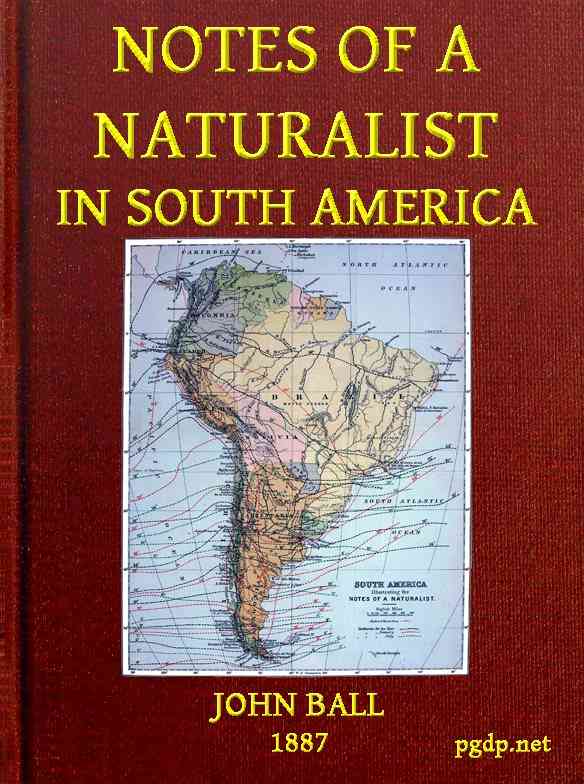Notes of a naturalist in South America cover